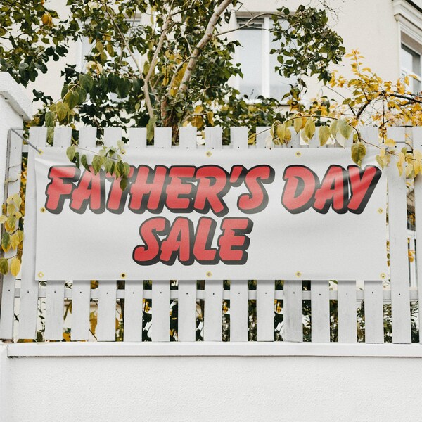 Signmission Fathers Day Sale, 48 Inch x 120 Inch, Vinyl Banner - B-120-30623