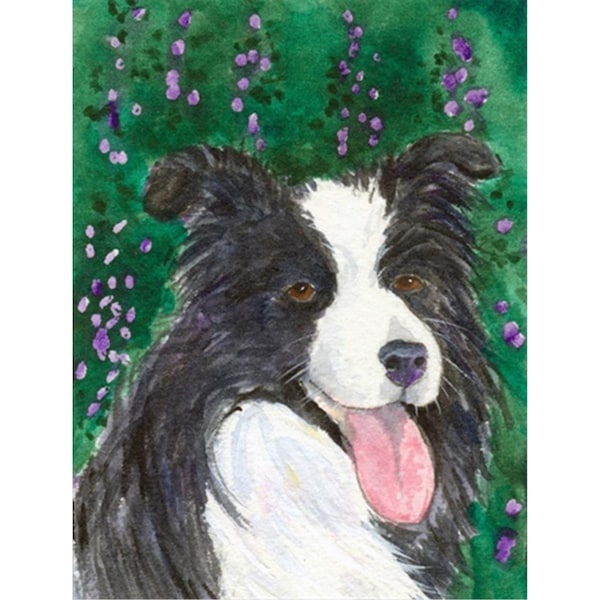 Patioplus Border Collie Flag - Garden Size; 11 x 15 in. - PA246105