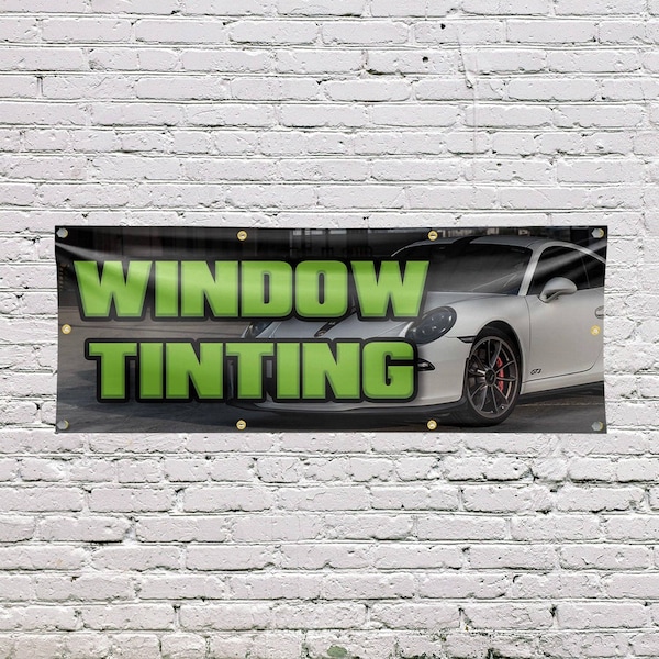 Signmission Window Tinting, 36 Inch x 96 Inch, Vinyl Banner - B-96-30945