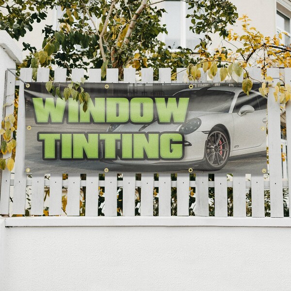 Signmission Window Tinting, 36 Inch x 96 Inch, Vinyl Banner - B-96-30945