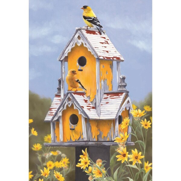Nunc Patio Supplies 13 x 18 in. House Hunting Polyester Garden Flag - NU2563638