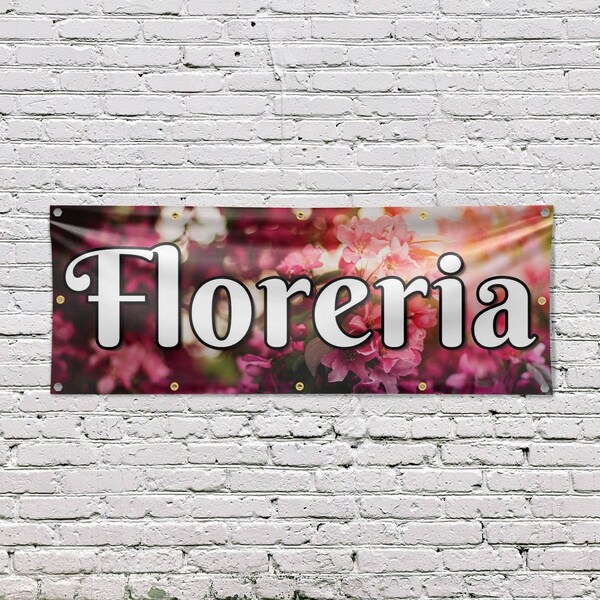 Signmission Floreria, 48 Inch x 120 Inch, Vinyl Banner - B-120-30636