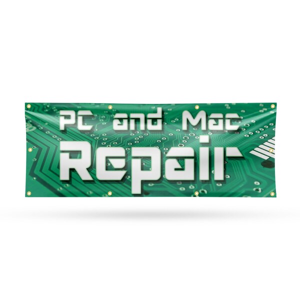 Signmission PC and Mac Repair, 36 Inch x 96 Inch, Vinyl Banner - B-96-30781