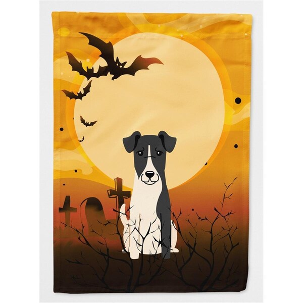 Patioplus Halloween Smooth Fox Terrier Flag Garden Size - PA2550167