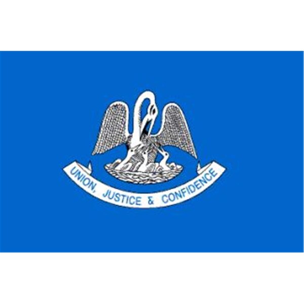 Ss Collectibles 6 ft. X 10 ft. Nyl-Glo Louisiana Flag - SS3325172