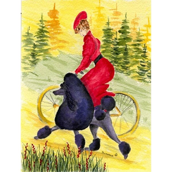 Patioplus 11 x 15 in. Poodle Garden Size Flag - PA247132