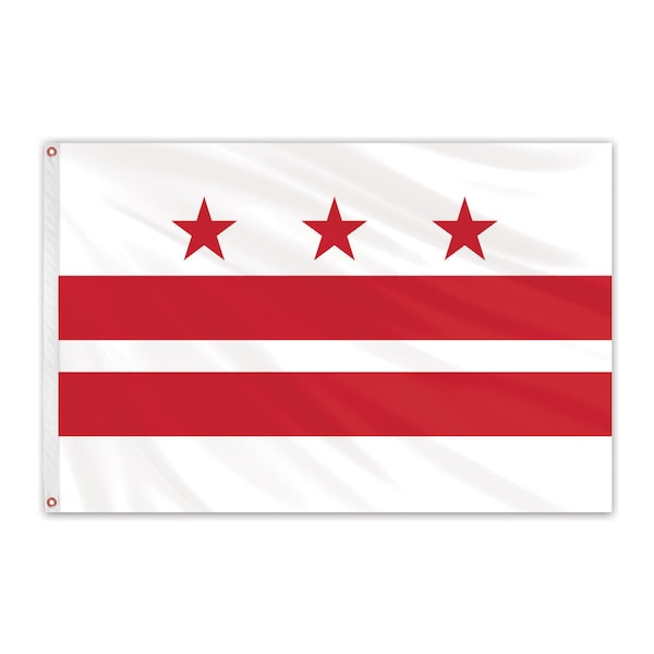 Global Flags Unlimited District of Columbia Outdoor Nylon Flag 4'x6' - 200756