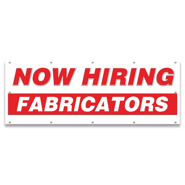 Signmission Now Hiring Fabricators Banner Apply Inside Accepting Application Single Sided - B-120-30237