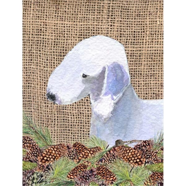 Patioplus 11 x 15 in. Bedlington Terrier Garden Size Flag - PA251940