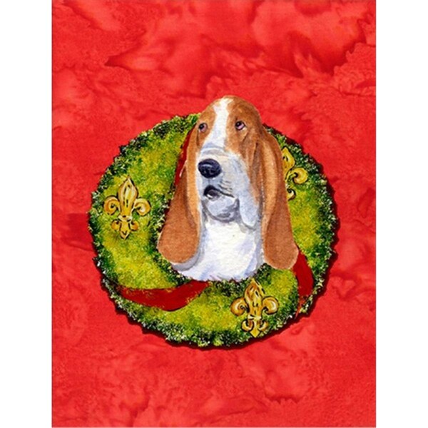 Patioplus 11 x 15 in. Basset Hound Flag Garden Size - PA246876