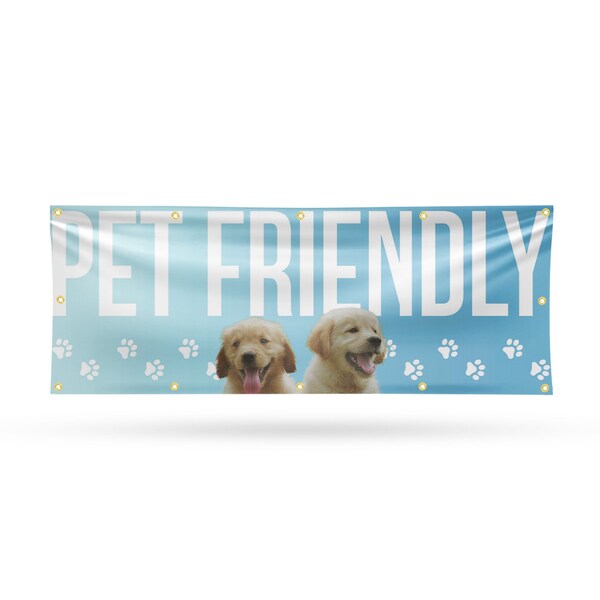 Signmission Pet Friendly, 48 Inch x 120 Inch, Vinyl Banner - B-120-30784