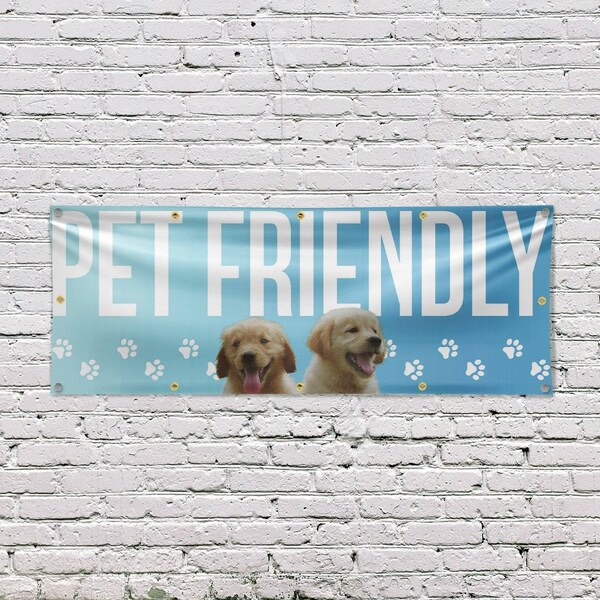 Signmission Pet Friendly, 48 Inch x 120 Inch, Vinyl Banner - B-120-30784