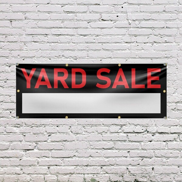 Signmission Yard Sale, 36 Inch x 96 Inch, Vinyl Banner - B-96-30949