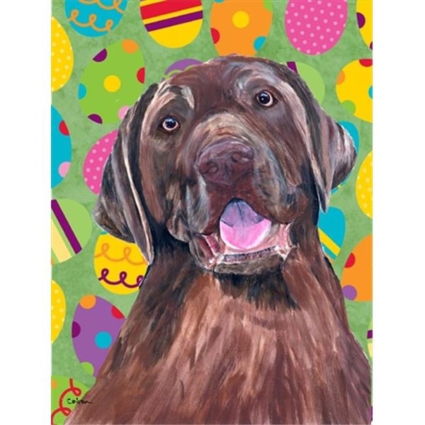 Carolines Treasures Carolines Treasures SC9464GF 11 x 15 in. Labrador Easter Eggtravaganza Garden Size Flag - SC9464GF