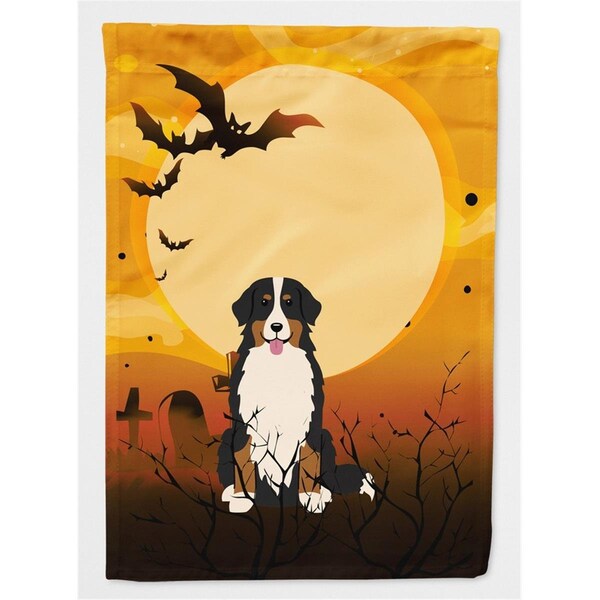 Patioplus Halloween Bernese Mountain Dog Flag Garden Size - PA2550156