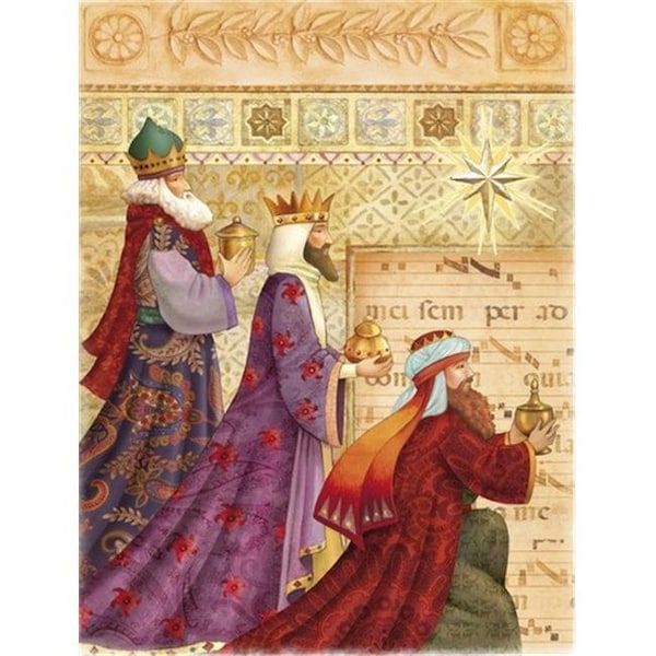 Carolines Treasures Carolines Treasures APH7603CHF Christmas Three Wise Men Flag Canvas House Size - APH7603CHF