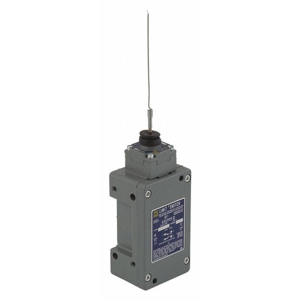 Interruptor de límite para ubicaciones peligrosas Telemecanique Sensors, palanca de oscilación, 2NC/2NO, 10A @ 600V CA, Ubicación del actuador: Superior - 9007CR61L