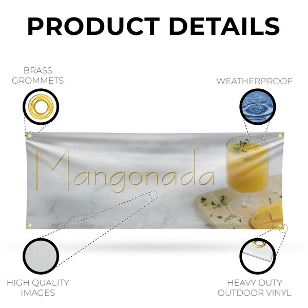 Signmission Mangonada, 18 Inch x 48 Inch, Vinyl Banner - B-30730