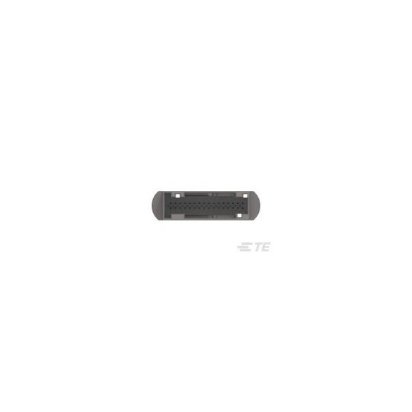 Conector de placa Te Connectivity, 32 contactos, 2 filas, macho, recto, paso de 0.1 pulgadas, terminal de soldadura, bloqueo - 2-966658-3