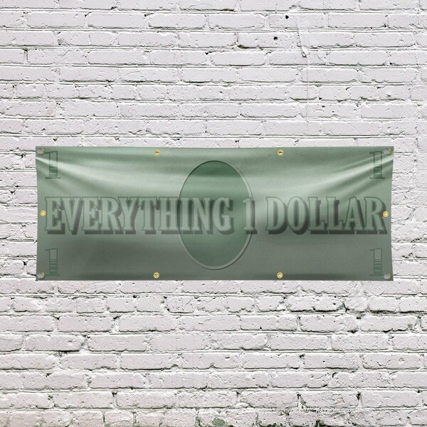 Signmission Everything 1 Dollar, 36 Inch x 96 Inch, Vinyl Banner - B-96-30565