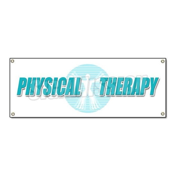 Signmission PHYSICAL THERAPY BANNER SIGN therapist signs PT massage rehab rehabilitation - B-PHYSICAL THERAPY