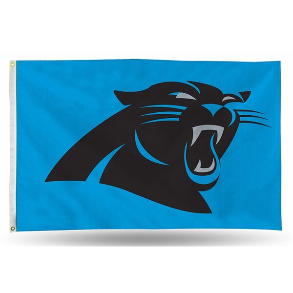 American Fireglass Carolina Panthers Banner Flag - FGB0802
