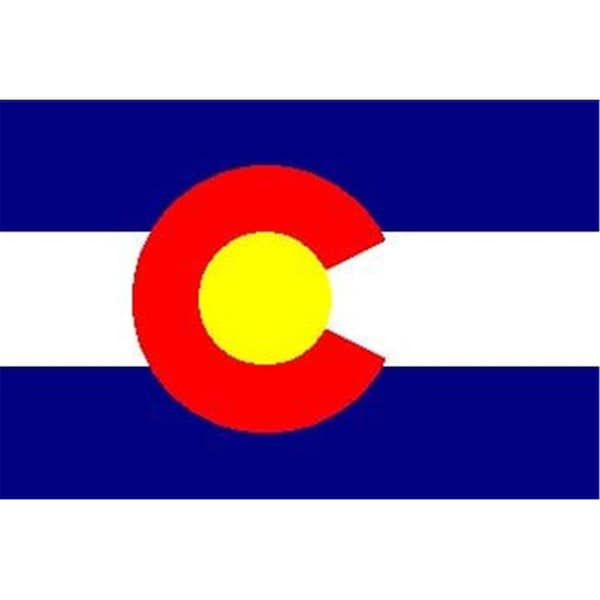 Ss Collectibles 6 ft. X 10 ft. Nyl-Glo Colorado Flag - SS37482