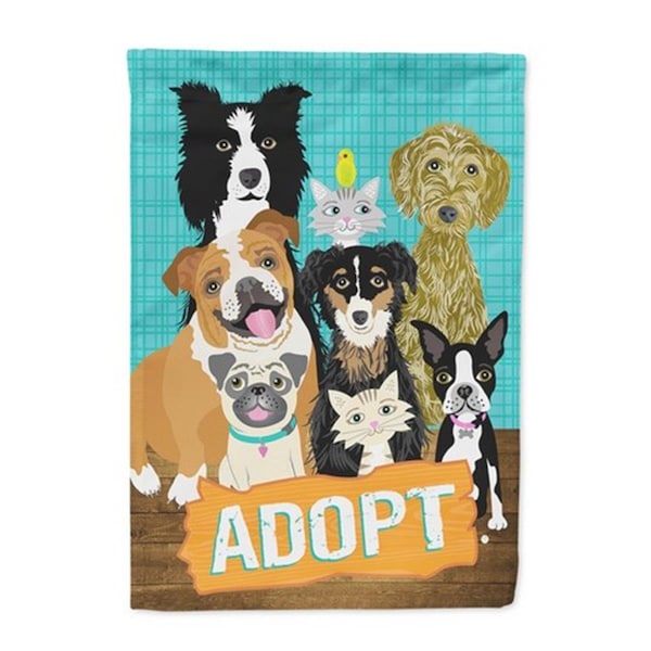 Carolines Treasures Adopt Pets Adoption Flag Garden Size - VHA3007GF