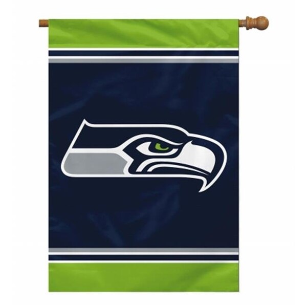 Fremont Die Inc Fremont Die 94614B Seattle Seahawks House Banner 28 x 40 in. 1- Sided - 94614B