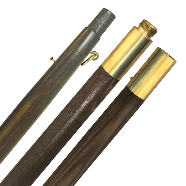 Global Flags Unlimited Oak Finished Indoor Parade Pole - 7'x1" - 203779