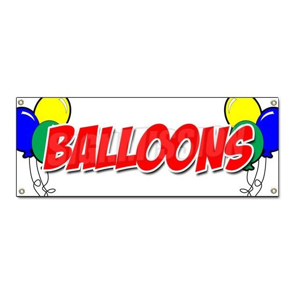 Signmission BALLOONS BANNER SIGN helium party birthday foil latex animals clown air - B-BALLOONS