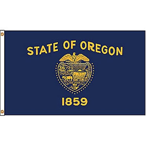 Annin Flagmakers Annin Flagmakers 144470 4 ft. X 6 ft. Nyl-Glo Oregon Flag - 144470