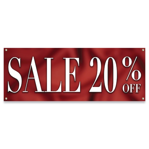 Signmission Sale 20% Off Banner Concession Stand Food Truck Single Sided - B-30149