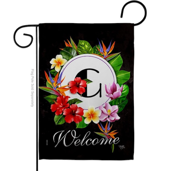 Gardencontrol Tropical G Summertime 13 x 18.5 in. Double-Sided Decorative Vertical Garden Flags for - GA4079912