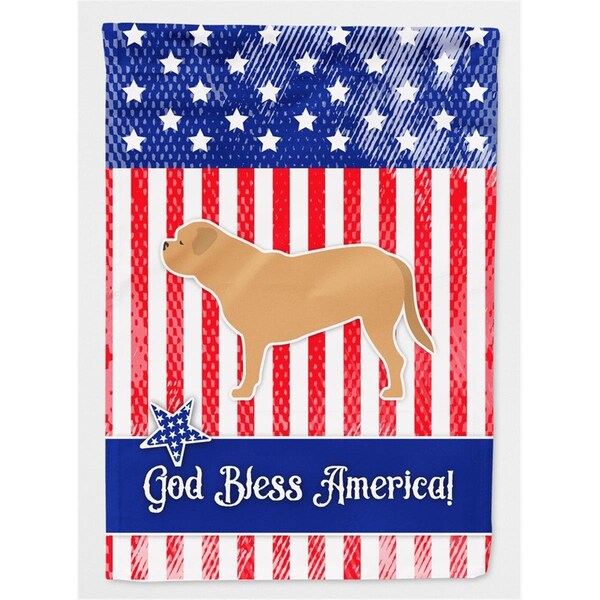 Carolines Treasures USA Patriotic Dogue de Bordeaux Flag Canvas House Size - BB3370CHF