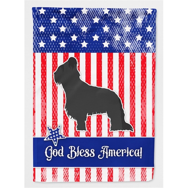 Patioplus USA Patriotic Briard Flag Garden Size - PA3379131