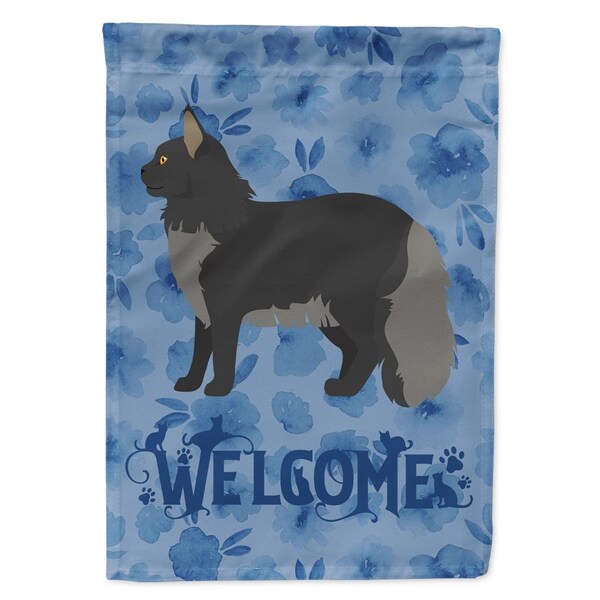 Carolines Treasures 11 x 0.01 x 15 in. Maine Coon No.2 Cat Welcome Flag Garden Size - CK4915GF