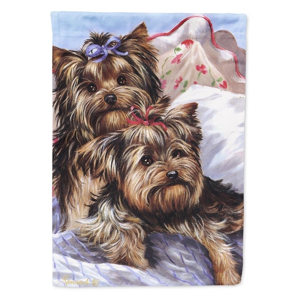 Carolines Treasures 11 x 0.01 x 15 in. Yorkie Bed Bugs Garden Flag - PPP3240GF