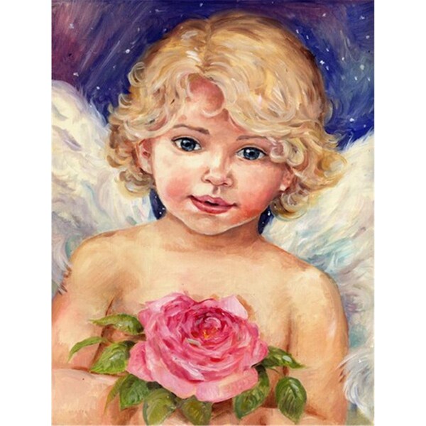 Carolines Treasures Little Angel by Debbie Cook Flag Canvas House Size - CDCO0249CHF