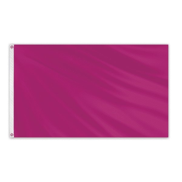 Global Flags Unlimited Solid Color Outdoor Nylon Flag 3' x 5' - Crimson - 204648