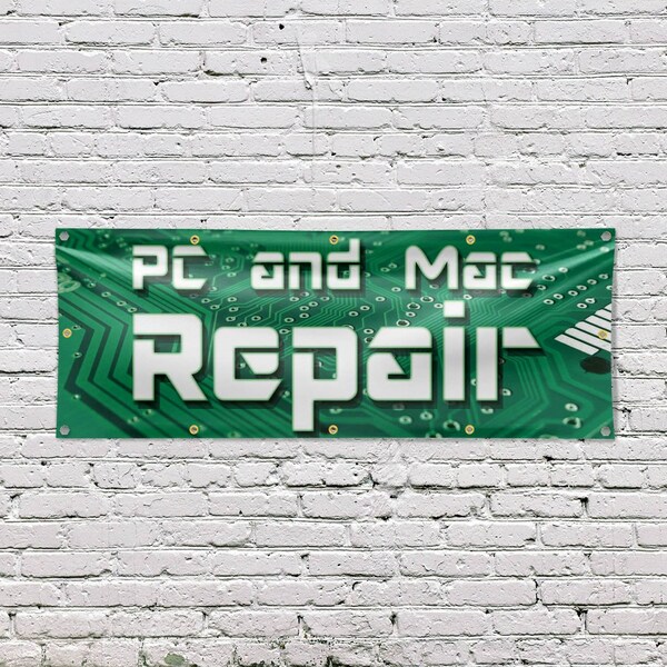 Signmission PC and Mac Repair, 48 Inch x 120 Inch, Vinyl Banner - B-120-30781