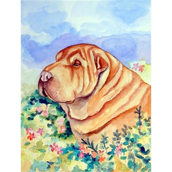 Patioplus 11 x 15 In. Shar Pei Flag, Garden Size - PA631320