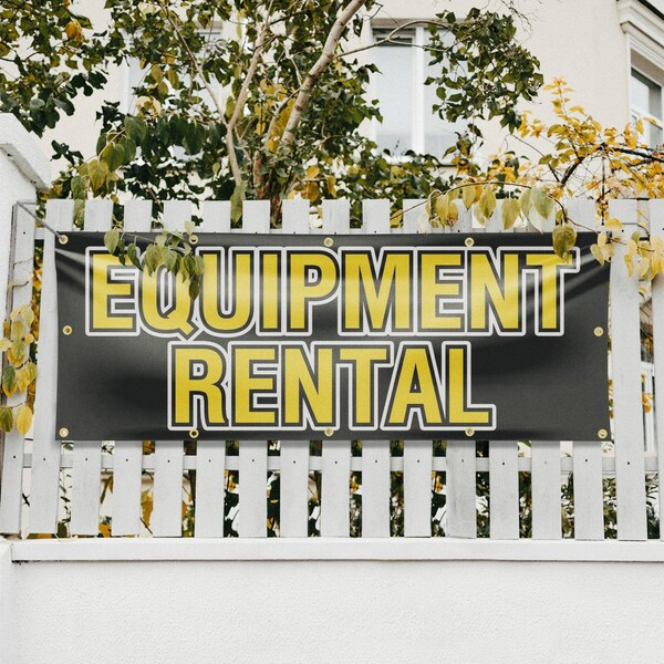 Signmission Equipment Rental, 48 Inch x 120 Inch, Vinyl Banner - B-120-30562