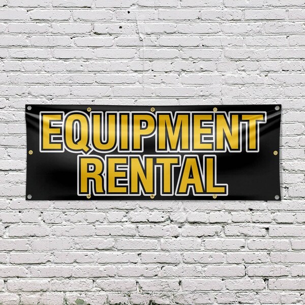 Signmission Equipment Rental, 48 Inch x 120 Inch, Vinyl Banner - B-120-30562