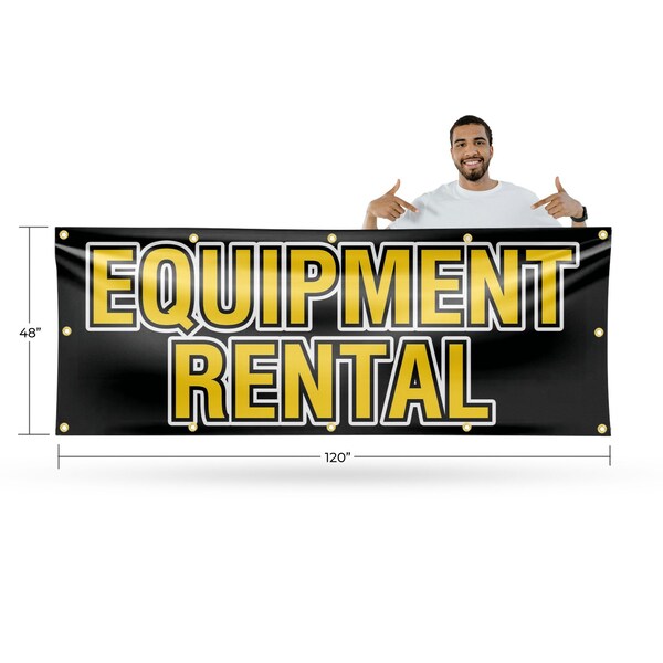 Signmission Equipment Rental, 48 Inch x 120 Inch, Vinyl Banner - B-120-30562