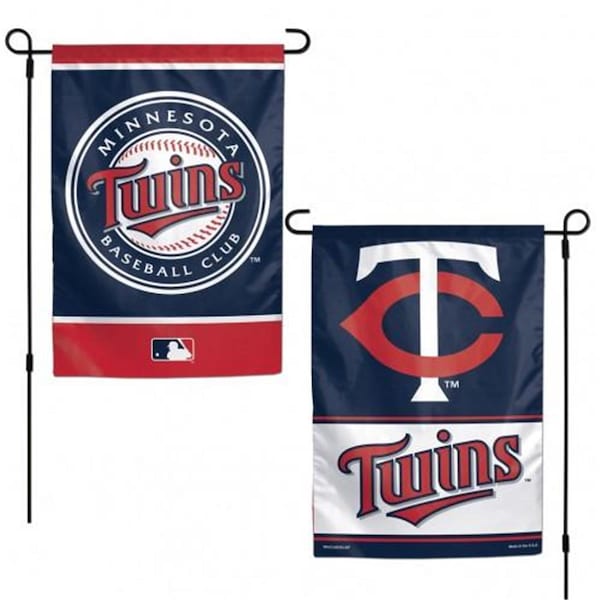 Bookazine Minnesota Twins Flag 12x18 Garden Style 2 Sided - 3208516284