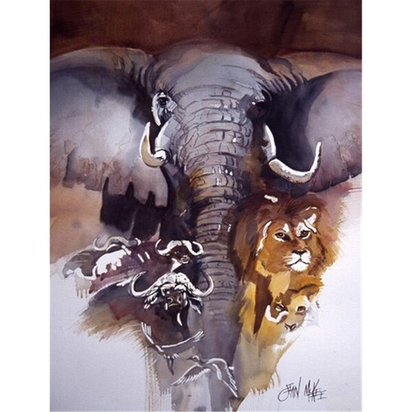 Patioplus Elephant; Lions And More Flag Garden Size - PA250868