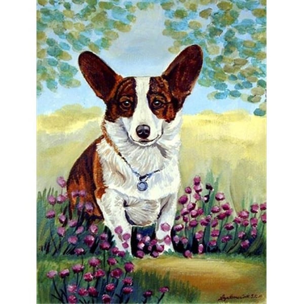 Patioplus Cardigan Corgi Flag - Garden Size; 11 x 15 in. - PA244400
