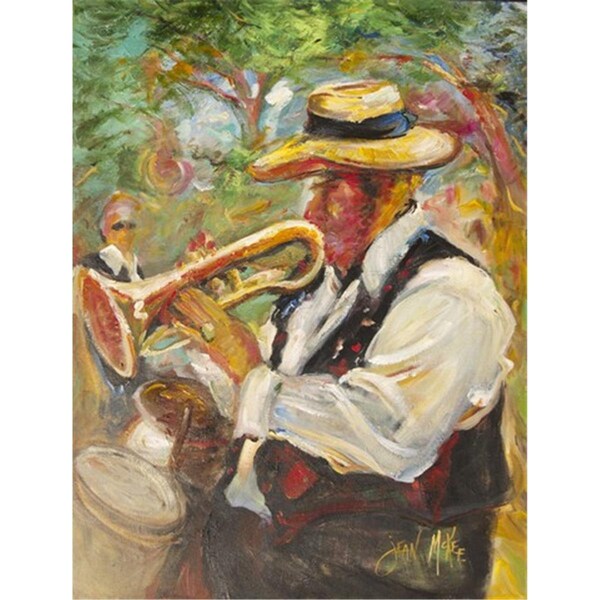Carolines Treasures Jazz Trumpet Flag Canvas House Size - JMK1185CHF