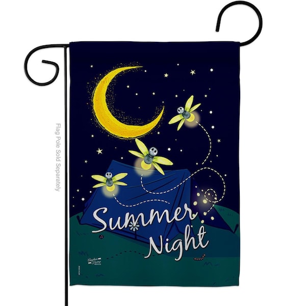 Patio Trasero Summer Fireflies Outdoor Camping 13 x 18.5 in. Double-Sided Decorative Vertical Garden Flags for - PA4077977